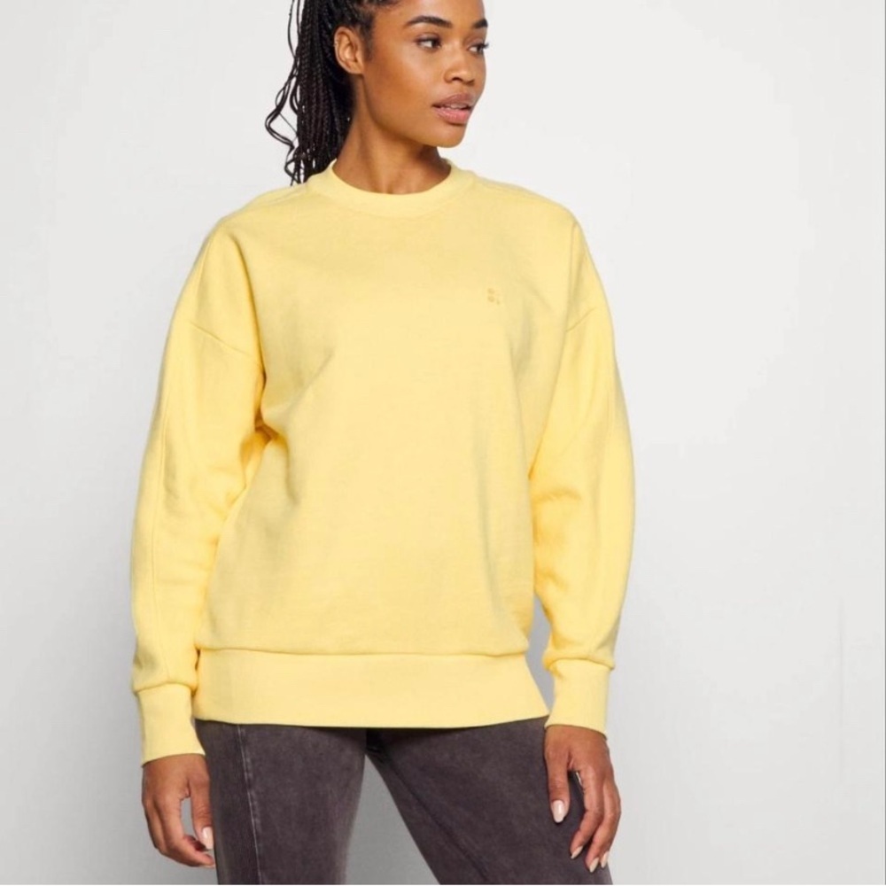 Sweaty Betty Light Yellow Essential Crewneck size XS